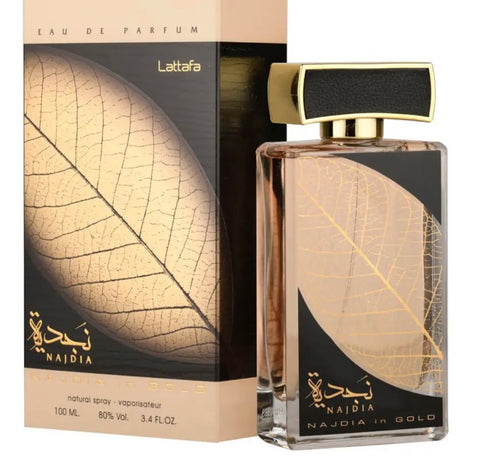 Najdia In Gold 100ml By Lattafa (Promotion 3 For 2)