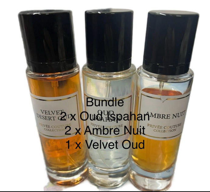 Bundle 5 x 30ml Perfumes