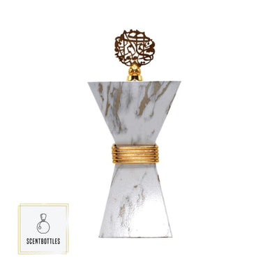 White Marble Design Metal Incense  Burner By ScentBottles