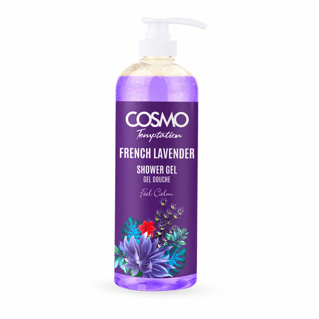 French Lavender 1000ml Shower Gel By Cosmo