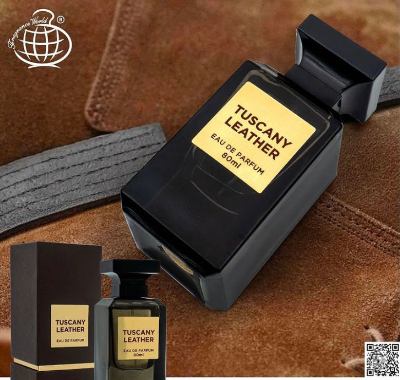 Tuscany Leather Eau De Parum 80ml By Fragrance World – Scent-Bottles
